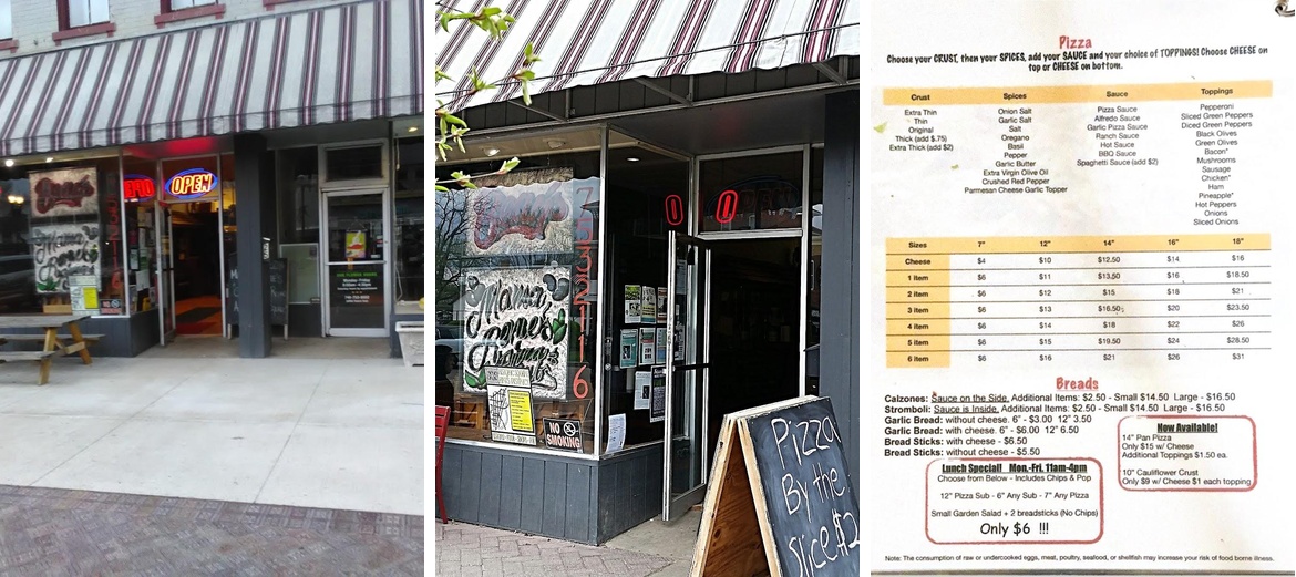 Mama Renie's Pizza - Nelsonvillle Menu